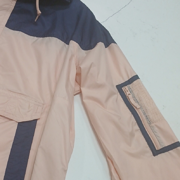 Columbia Women's Two-Tone Pink and Navy Wind Breaker Sz XL New With Tag - Picture 5 of 11